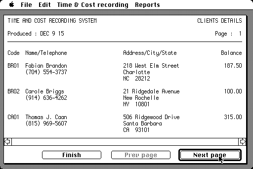 Omnis 3 Plus 3.11.MAC - Report